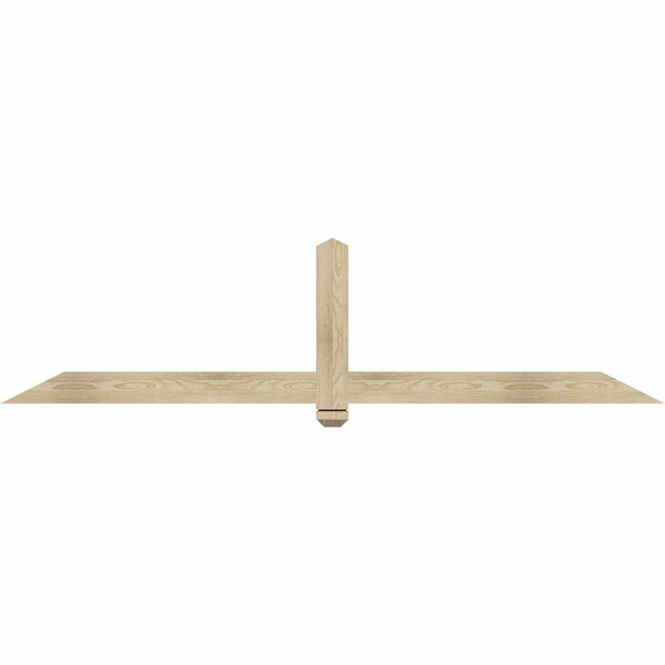 Ekena Millwork Eugene Rough Sawn Timber Gable Bracket, Douglas Fir, 84"W x 21"H x 2"D x 4"F, 6/12 Pitch GBW084X21X0204EUG00RDF - main